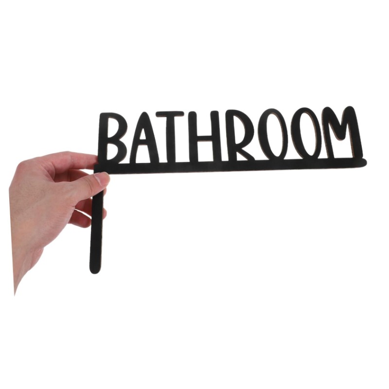 Home Bathroom Signs - CIFBUY Iron Wall Art Vintage Metal