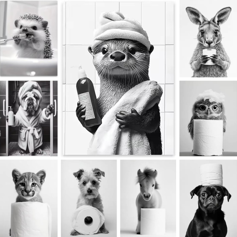 Animal Bathroom Toilet Paper C - Home Bathroom Toilet ulasan dan harga