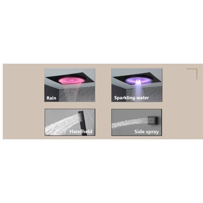 Smart LED Shower Set Bathroom  - Home Bathroom Spa ulasan dan harga
