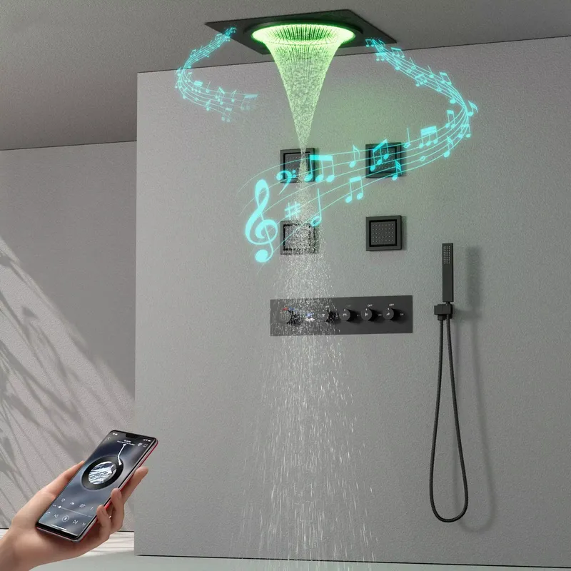 Smart LED Shower Set Bathroom  - Home Bathroom Spa ulasan dan harga