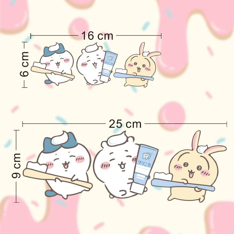 Hot Chiikawa Mirror Stickers S - Home Bathroom Movie ulasan dan harga