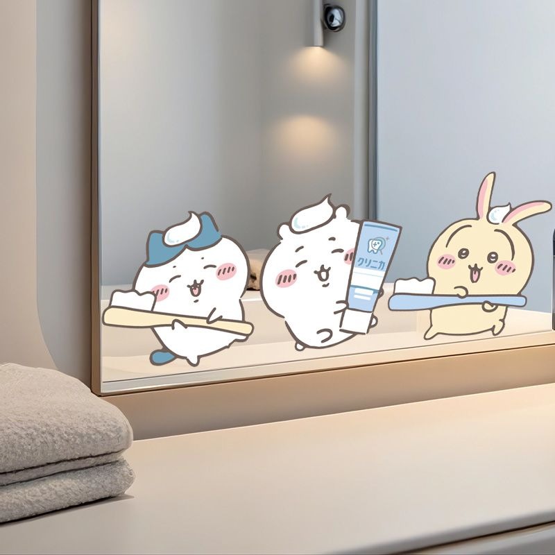 Hot Chiikawa Mirror Stickers S - Home Bathroom Movie ulasan dan harga