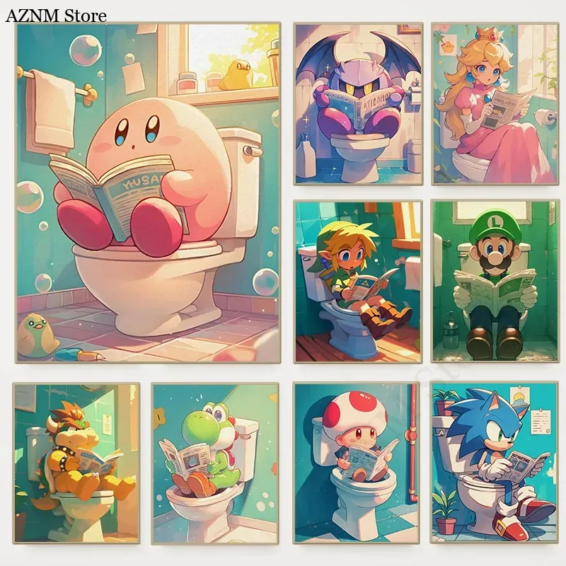 Funny Bathroom Cartoon Video G - Home Bathroom Toilet ulasan dan harga