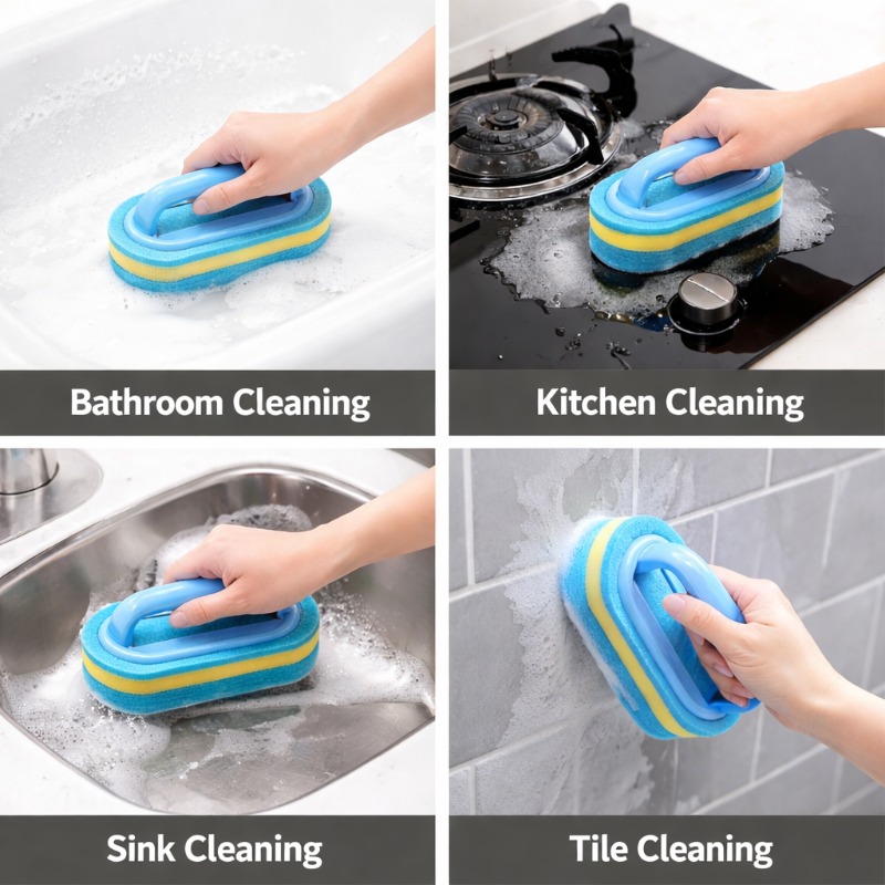 Household Cleaning Brush with  - Home Bathroom Cleaning ulasan dan harga