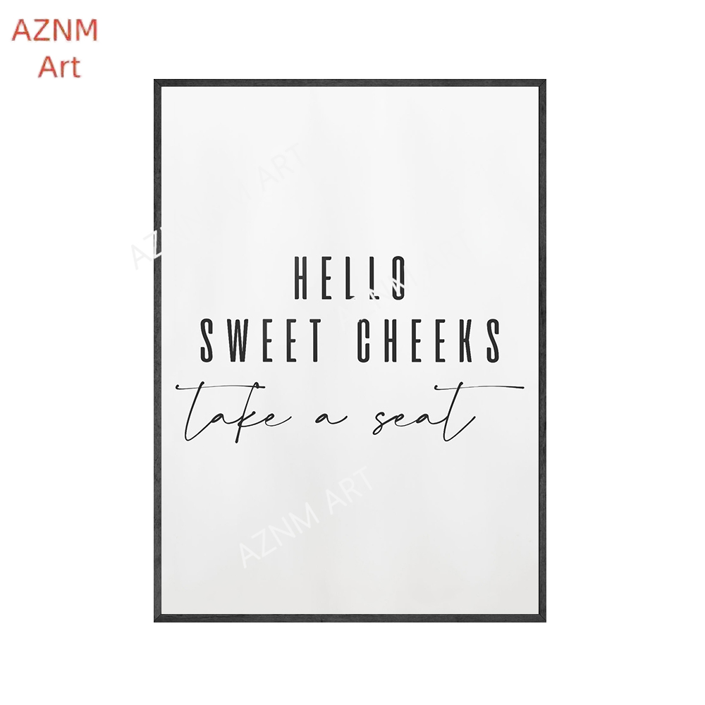 Hello Sweet Cheeks Take A Seat - Home Bathroom Toilet ulasan dan harga