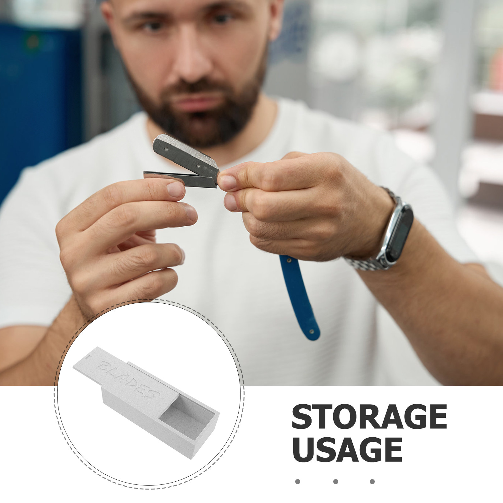 White Double Compartment Blade - Home One Bathroom Accessories ulasan dan harga
