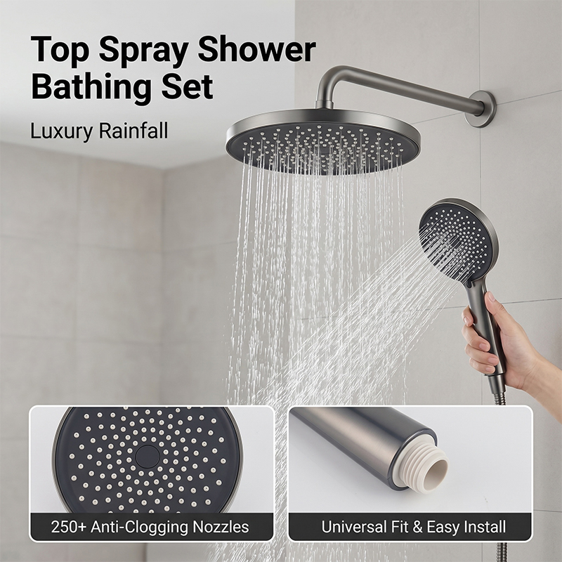 3-Mode Handheld Shower Head wi - Home Bathroom Spa ulasan dan harga