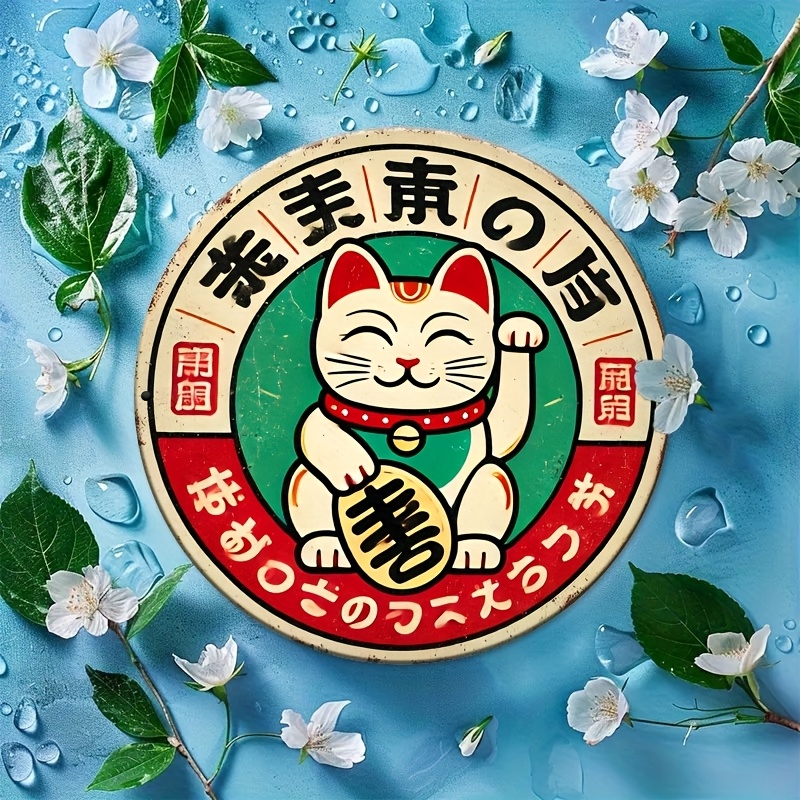 Vintage Japanese Maneki Neko C - Home Bathroom Signs ulasan dan harga