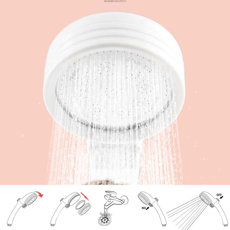 Single Function White Shower H - Home One Bathroom Accessories ulasan dan harga