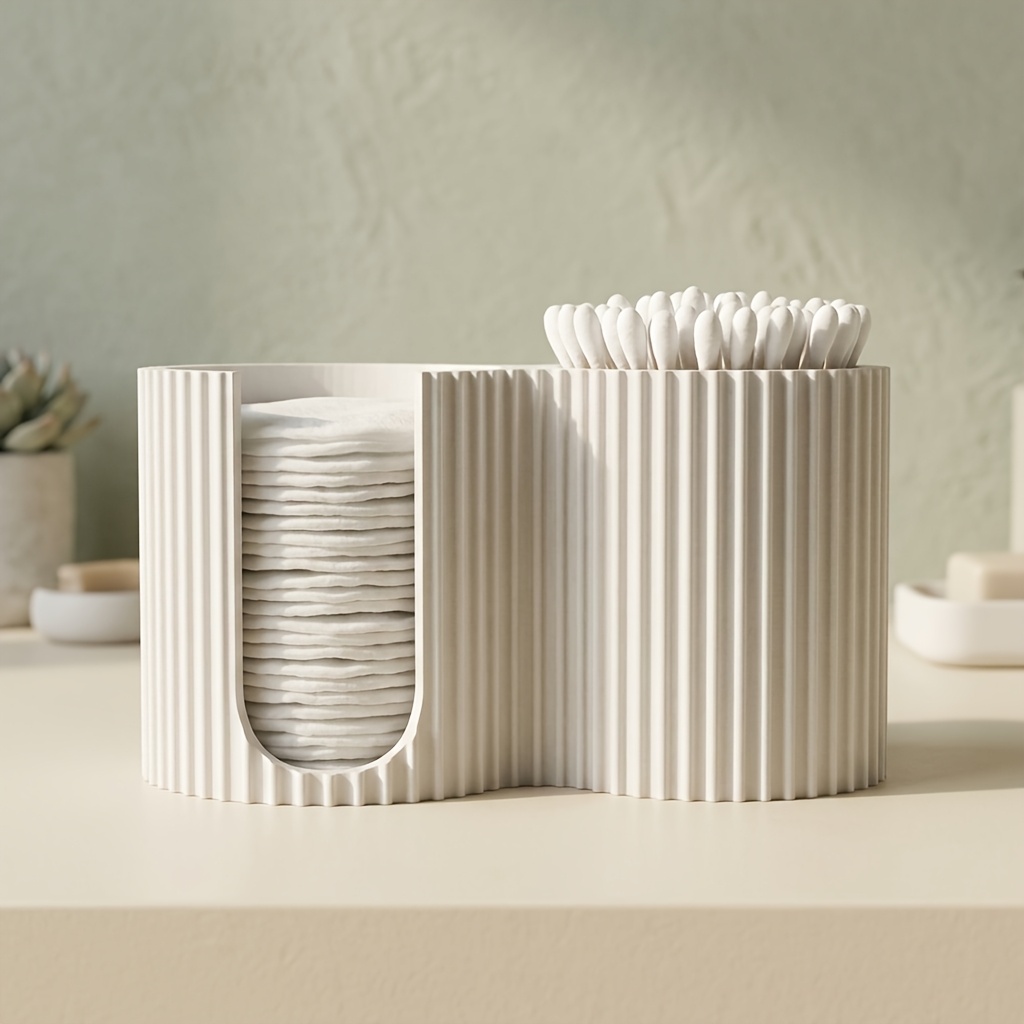 Minimalist Striped Cosmetic Or - Home Bathroom Vanity ulasan dan harga