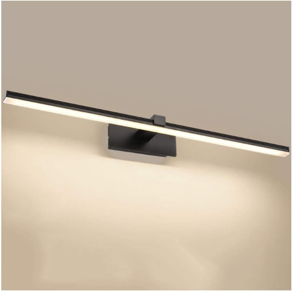 JOYINLED 40CM Black LED Mirror - Home Bathroom Vanity ulasan dan harga