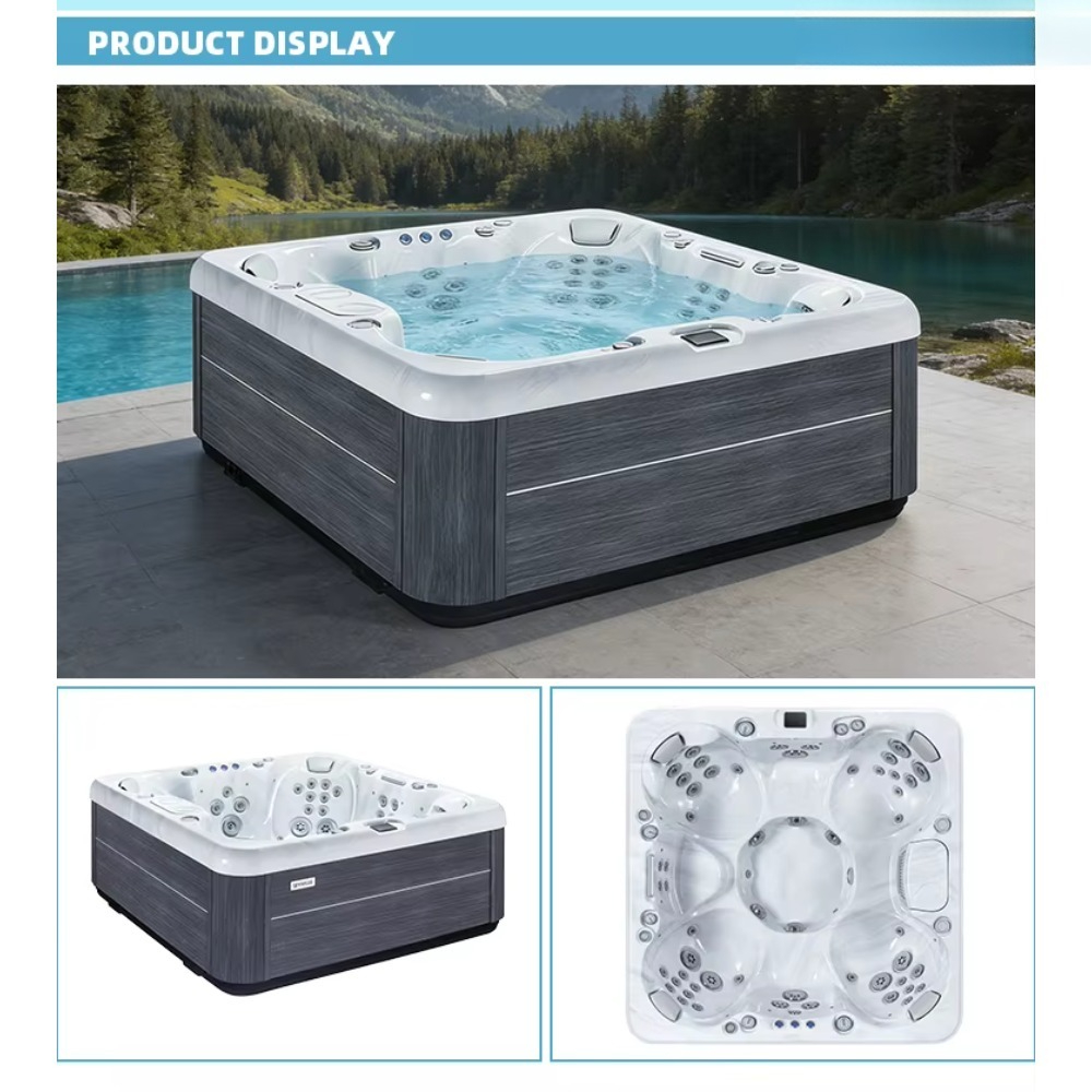 Freestanding Whirlpool Massage - Home Bathroom Spa ulasan dan harga