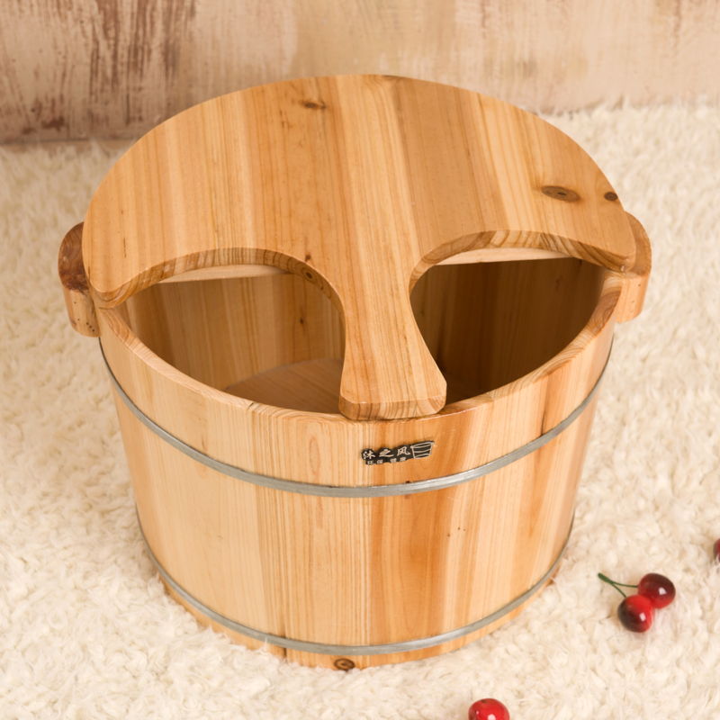 Wood Foot Soaking Tub Deep Ins - Home Bathroom Spa ulasan dan harga
