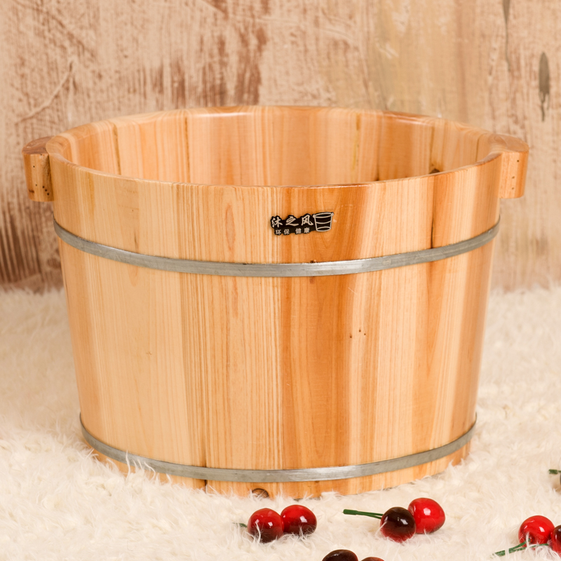Wood Foot Soaking Tub Deep Ins - Home Bathroom Spa ulasan dan harga