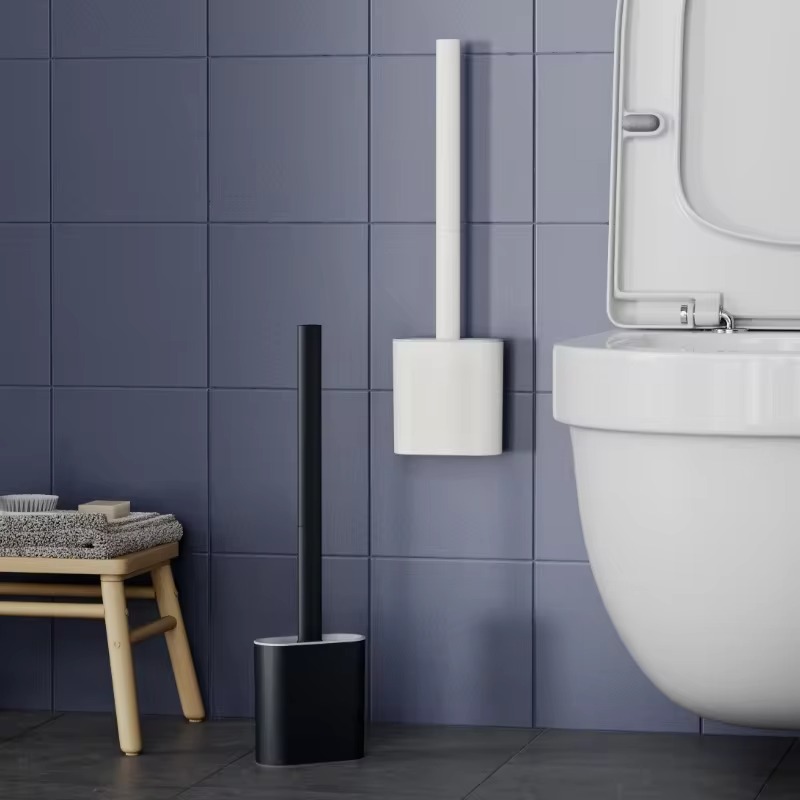 1PC Black Wall Mounted Toilet  - Home Bathroom Cleaning ulasan dan harga