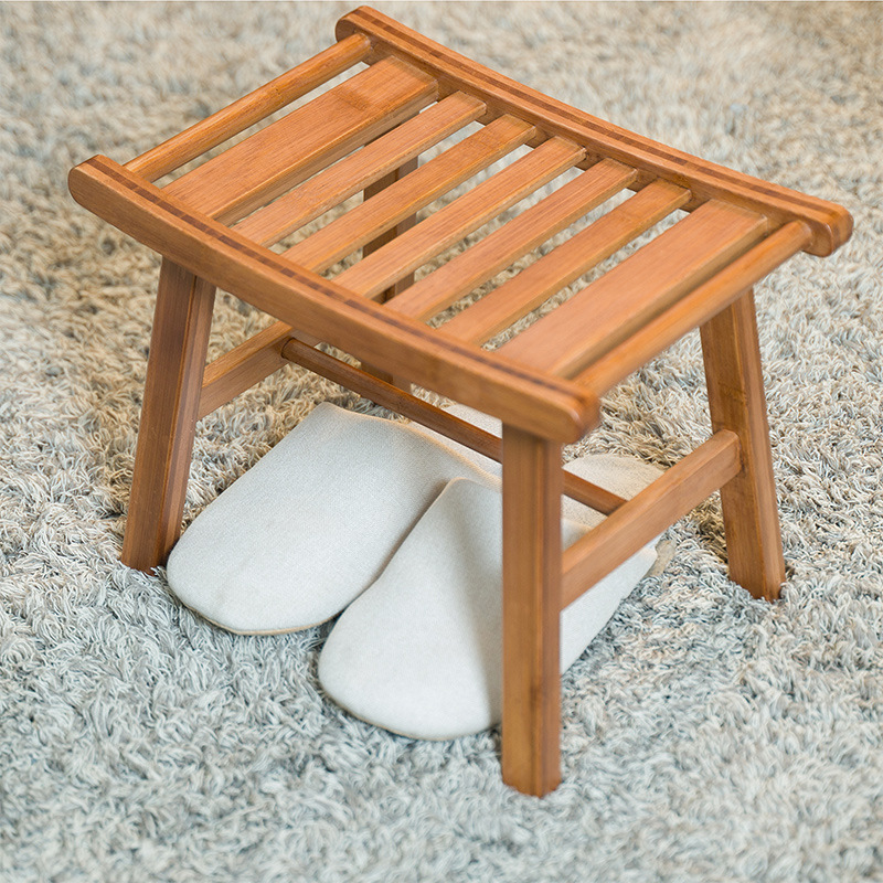 1PC Bamboo Shower Bench Non Sl - Home Bathroom Spa ulasan dan harga