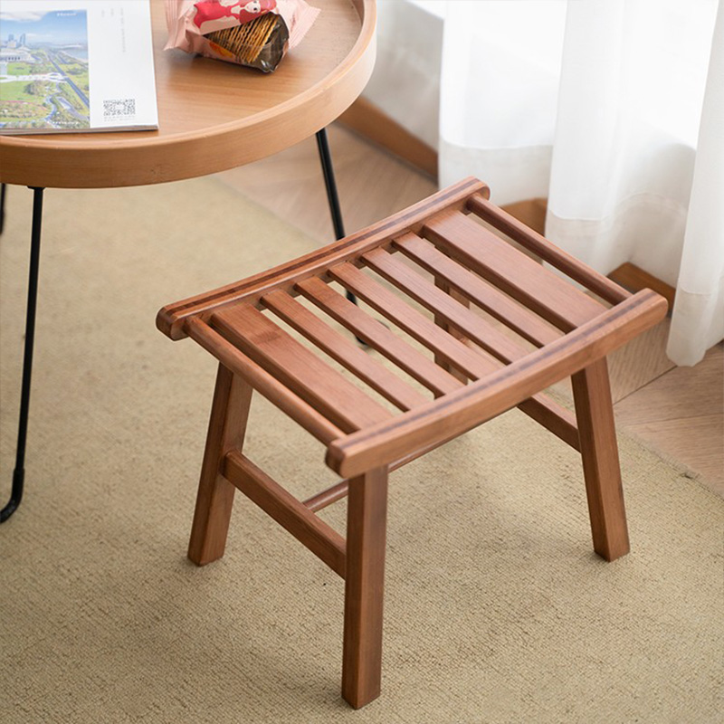 1PC Bamboo Shower Bench Non Sl - Home Bathroom Spa ulasan dan harga