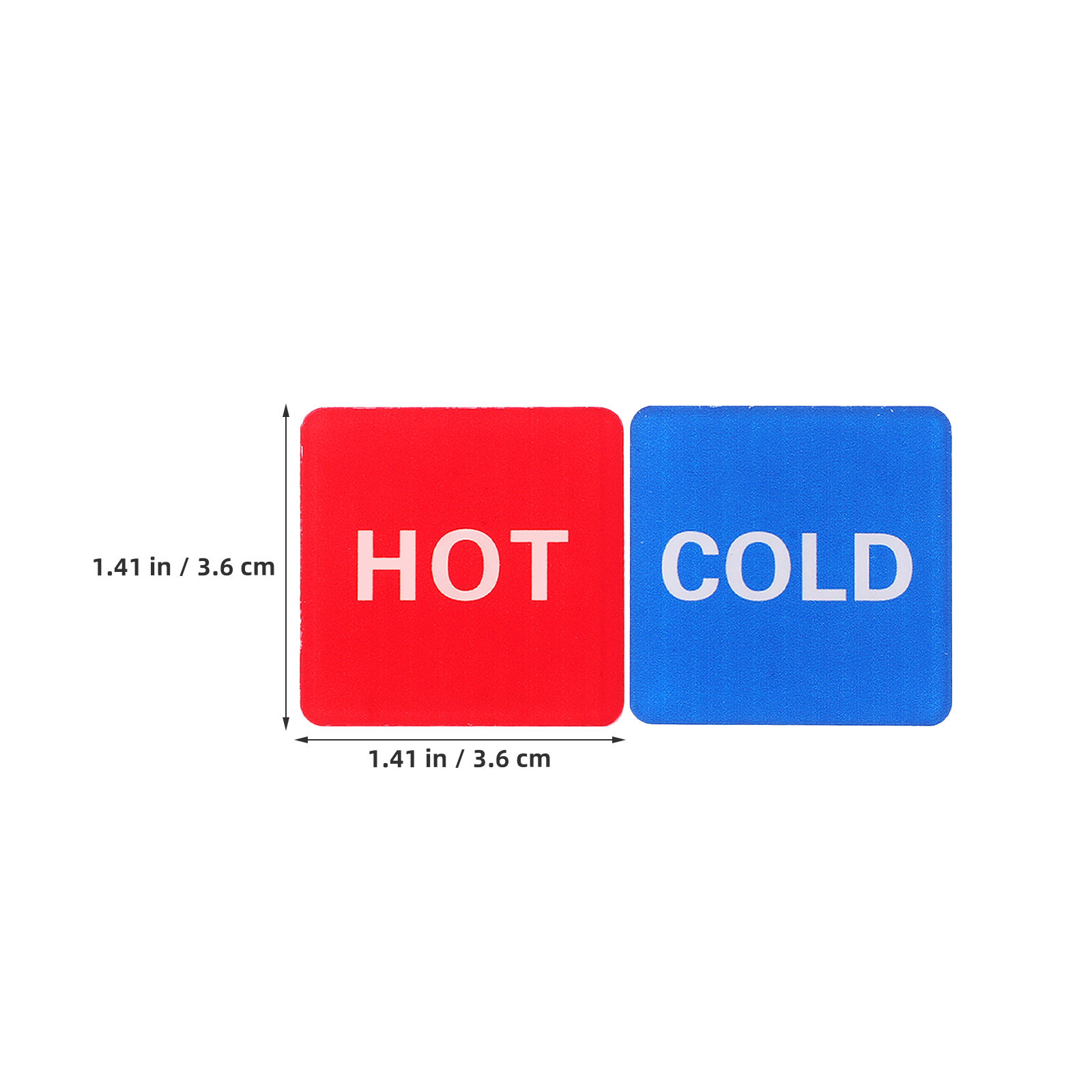 20Pcs Hot Cold Water Identific - Home Bathroom Toilet ulasan dan harga